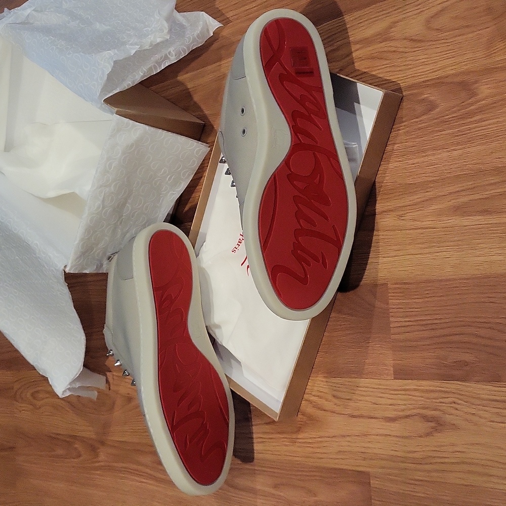 NIB Christian Louboutin F.A.V Fique A Vontade Sneakers Size 44.5 - Picture 11 of 12
